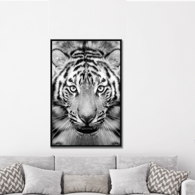 Tiger Canvas Framed 75x115