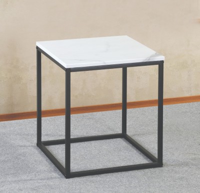 Table basse carrée Avec/cadre noir