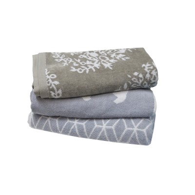 Jacquard Towel Grey