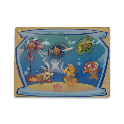 Puzzle Wooden Easy Grab 8 Pcs In Display 