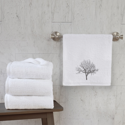  Serviette 2 pièces Trees / Blanc