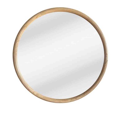 Lauren Taylor - Miroir rond à cadre en bois