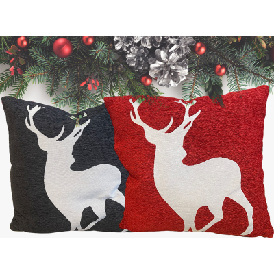 Coussin en chenille de cerf