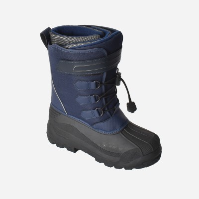 Lace Up Winter Boot With Velcro