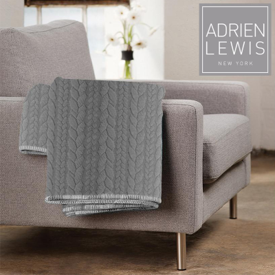 Hibernate Nilson Braided Throw with Sherpa Reverse