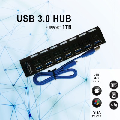 Computer 7 Port USB Hub