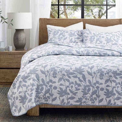 Ensemble de courtepointes réversibles VITA 3 PC Matelasse Jacquard