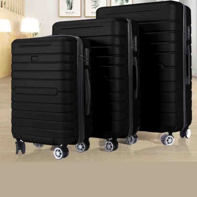 Voyage quest- Abs Luggage With 4 Wheels /2 Handles-black