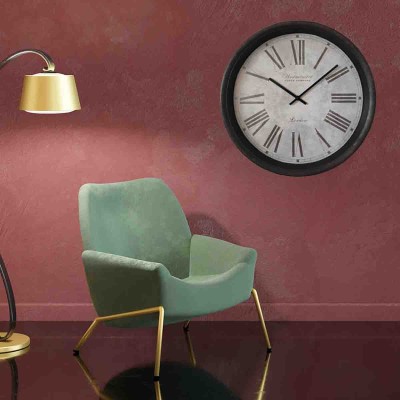 LAUREN TAYLOR - Horloge murale F22 Noir Vintage