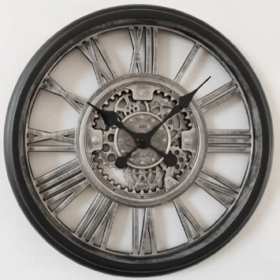 Horloge murale Silver Gear