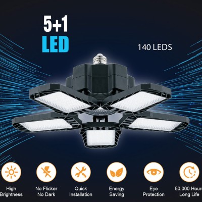WATTSON -Garage 5 Panel Led Light 140 Leds/ 400
