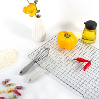 Ensemble de 2 mini-fouets en silicone 7 gris