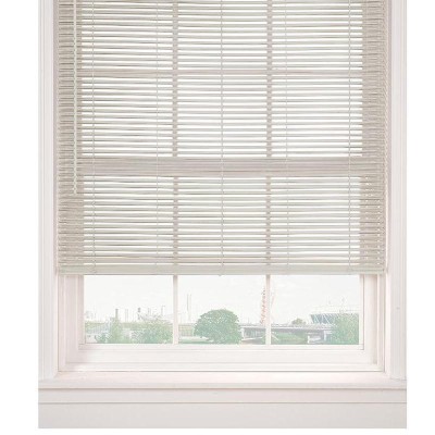 Horizontal Cordless PVC Mini Blinds | White