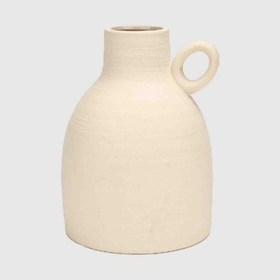 Vase en céramique blanche 20cm