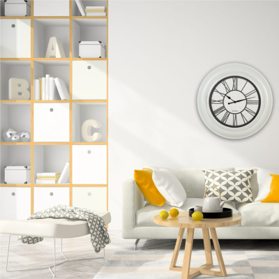 White wood Clock