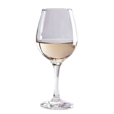 Set /4 Amber White Wine Glasses 