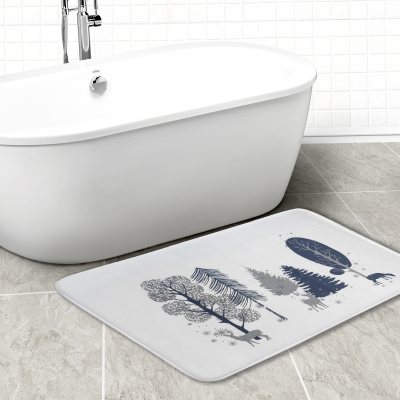 Woodland | Tapis de bain en mousse mémoire 20x30"