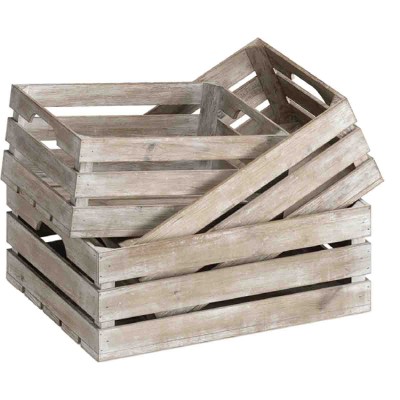 Boîte de rangement en bois