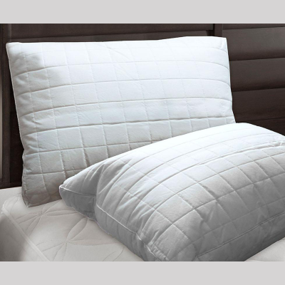 W Home - Oreiller d'entourage matelassé en coton triple