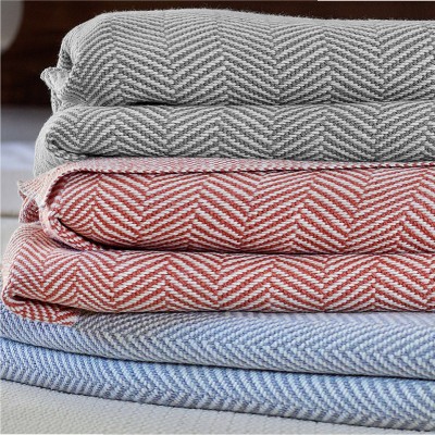 Woven - Cotton Blanket Daniel Chevron