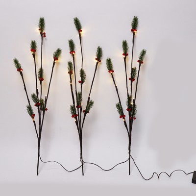 Xmas Pine Branches Set/3w/led-70cm