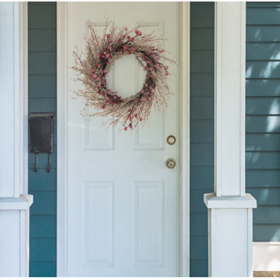 Xmas Rustic Wreath 21 45.5cm