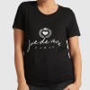 Black Graphic Letter T-Shirt - Joie de vivre - Magasins Hart | Hart Stores
