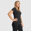 Black T-Shirt With Mesh In The Back - Magasins Hart | Hart Stores