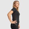 Black T-Shirt With Side Mesh On The Side - Magasins Hart | Hart Stores
