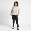 White & Black Polka Dot Blouse With Pockets - Magasins Hart | Hart Stores