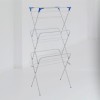 Laundry Drying Rack 3 Tier 60x38x148cm White & Blue