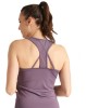 Strappy Mesh Racerback Tank Top - Dark Purple - Magasins Hart | Hart Stores