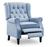 Althorp - Linen Push Back Reclining Chair (in-store pickup only) - Magasins Hart | Hart Stores