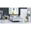 Melamine Bed 155x205cm White Wood - Magasins Hart | Hart Stores