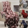 Lauren Taylor - Griffin - Plaid and Sherpa Throw - Magasins Hart | Hart Stores