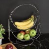 2 Tier Fruit Basket - Chrome Wire - Magasins Hart | Hart Stores