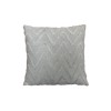 Knit Jacquard Looped Chevron Design Decorative Cushion 18x18 - Magasins Hart | Hart Stores