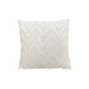 Knit Jacquard Looped Chevron Design Decorative Cushion 18x18 - Magasins Hart | Hart Stores