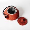 Red Cast Iron Tea Pot - Magasins Hart | Hart Stores