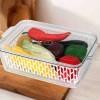 Fridge Storage Box With Colander 33.5*21.5*10cm