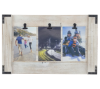 Wood & Metal Picture Clip Board