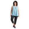 Light Turquoise Embroidered Shirt | Plus Size - Magasins Hart | Hart Stores