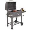 Portable BBQ Charcoal Grill with Foldable Side Shelf | Magasins Hart | Hart Stores