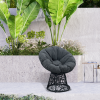 Sol Del Mare - Dark Grey Outdoor Moon Chair