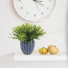 Grass Blue Ceramic Pot
Striking bold blue glaze and textured design