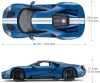 RASTAR RC Car | 1/14 Ford GT Remote Control RC Race Toy Car for Kids, Open Doors by Manual, Blue (27MHz) - Magasins Hart | Hart Stores