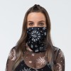 Bandana Face Mask - White Paisley Floral - Magasins Hart | Hart Stores