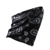 Bandana Face Mask - Black Paisley Floral - Magasins Hart | Hart Stores