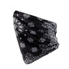 Bandana Face Mask - White Paisley Floral - Magasins Hart | Hart Stores