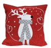 Reindeer Chenille Jacquard Cushion - Magasins Hart | Hart Stores